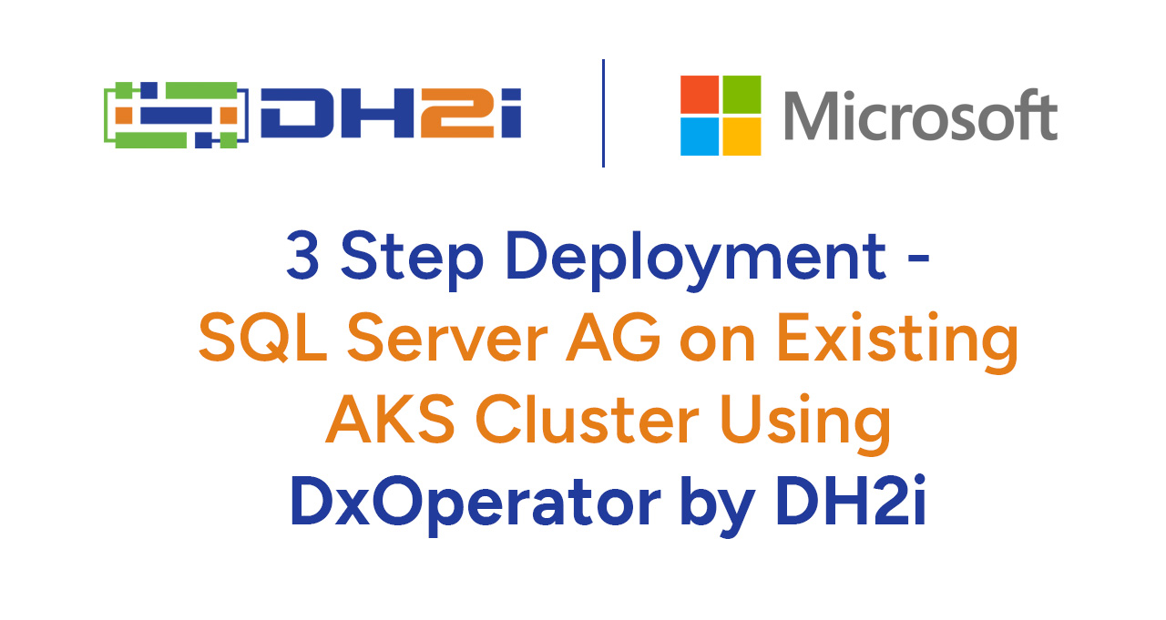 Learn how to deploy a SQL Server AG on AKS with DxOperator in three easy steps.