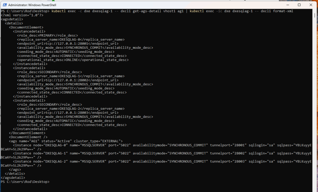 Verify the status of your SQL Server Availability Group.