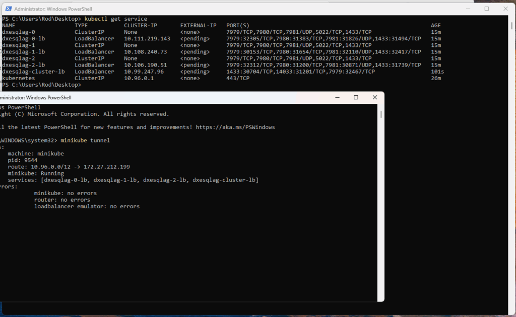 Open a new PowerShell terminal as Administrator.